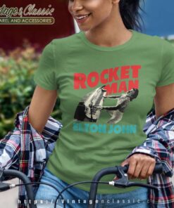 Elton John X Rocketman Piano Black Women TShirt