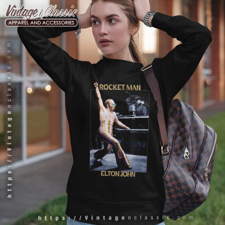 Elton John X Rocketman Stage Piano Photo Sweatshirt Elton John X Rocketman Stage Piano Photo Sweatshirt