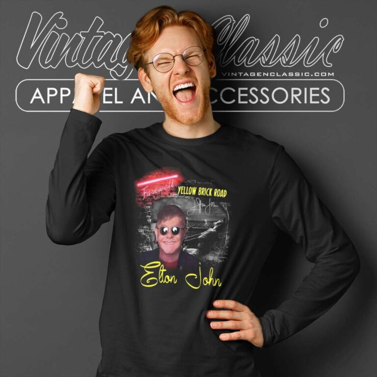 Elton John Yellow Brick Road Long Sleeve Tee Elton John Yellow Brick Road Long Sleeve Tee