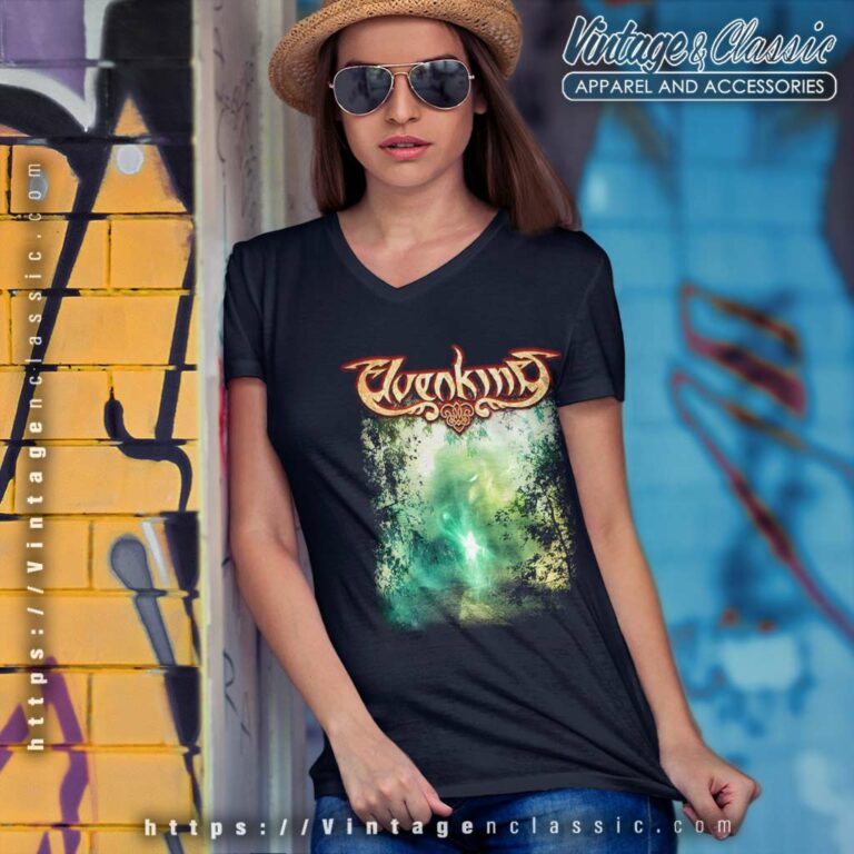 Elvenking Heathenreel V Neck TShirt Elvenking Heathenreel V Neck TShirt