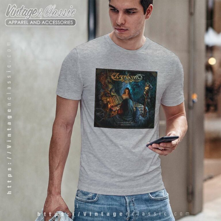 Elvenking Shirt Reader Of The Runes Divination T Shirt Elvenking Shirt Reader Of The Runes Divination T Shirt