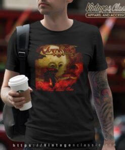 Elvenking Shirt Red Silent Tides T Shirt