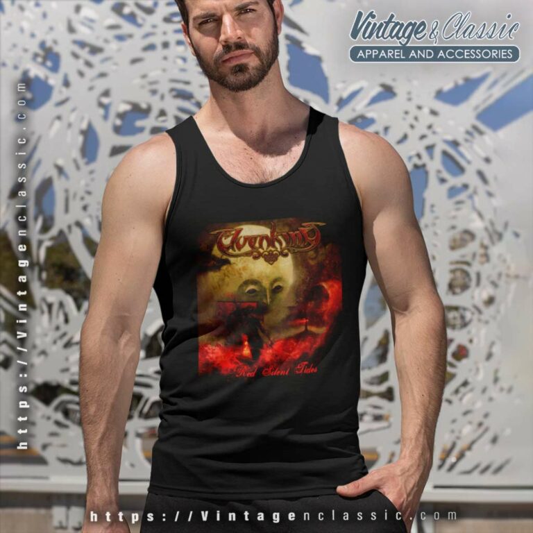 Elvenking Shirt Red Silent Tides Tank Top Racerback Elvenking Shirt Red Silent Tides Tank Top Racerback