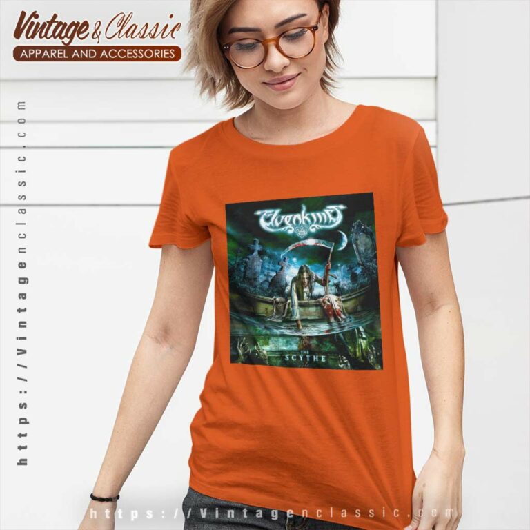 Elvenking Shirt The Scythe Women TShirt Elvenking Shirt The Scythe Women TShirt