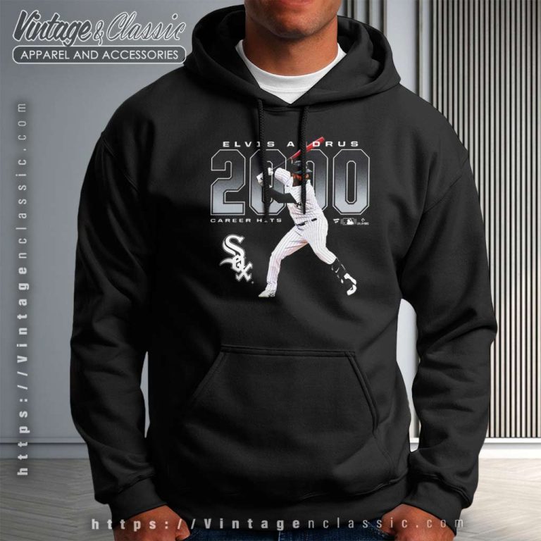 Elvis Andrus Chicago White Sox 2000 Hits Hoodie Elvis Andrus Chicago White Sox 2000 Hits Hoodie