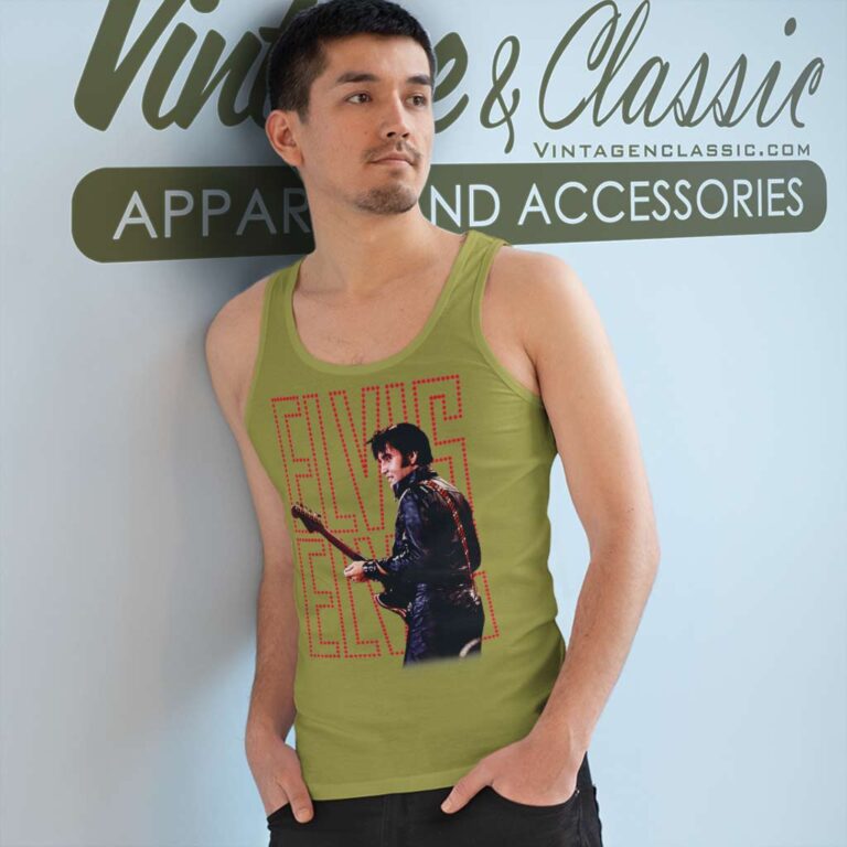 Elvis Presley 68 Comeback Special Tank Top Racerback Elvis Presley 68 Comeback Special Tank Top Racerback