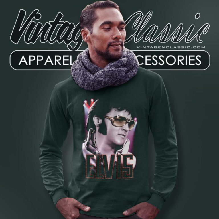 Elvis Presley 70s Star Long Sleeve Tee Elvis Presley 70s Star Long Sleeve Tee