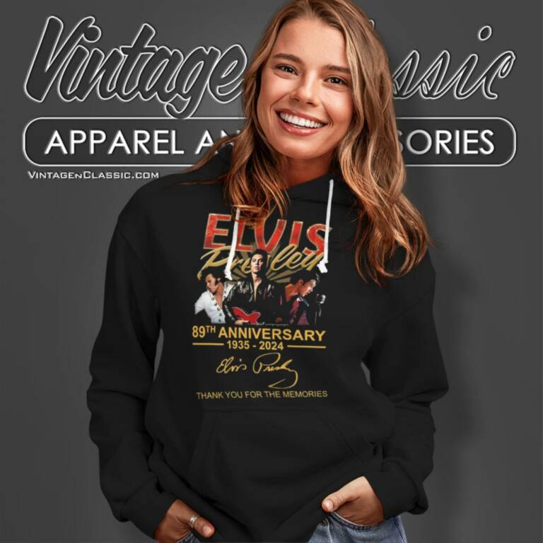 Elvis Presley 89th Anniversary Hoodie Elvis Presley 89th Anniversary Hoodie