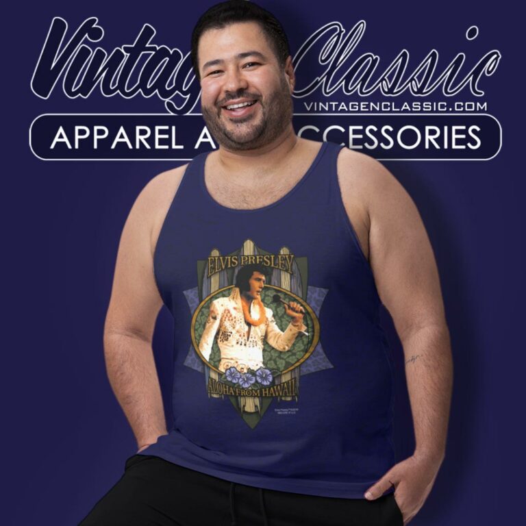 Elvis Presley Aloha From Hawaii Tank Top Racerback Elvis Presley Aloha From Hawaii Tank Top Racerback