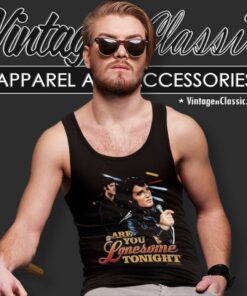 Elvis Presley Are You Lonesome Tank Top Racerback