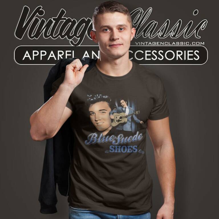 Elvis Presley Blue Suede Shoes T Shirt Elvis Presley Blue Suede Shoes T Shirt