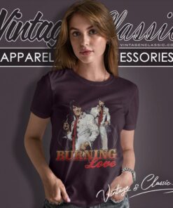 Elvis Presley Burning Love Women T Shirt