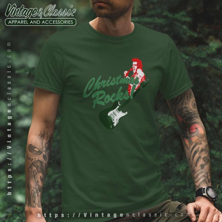 Elvis Presley Christmas Rocks T Shirt Elvis Presley Christmas Rocks T Shirt