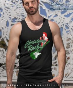 Elvis Presley Christmas Rocks Tank Top Racerback