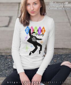 Elvis Presley Dancing Star Long Sleeve Tee