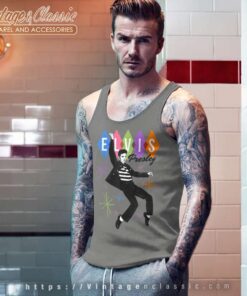 Elvis Presley Dancing Star Tank Top Racerback