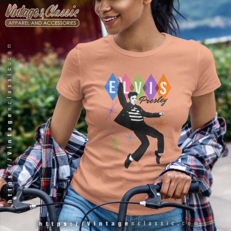 Elvis Presley Dancing Star Women TShirt Elvis Presley Dancing Star Women TShirt