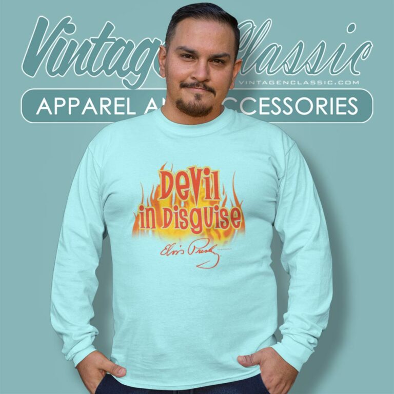 Elvis Presley Devil In Disguise Long Sleeve Tee Elvis Presley Devil In Disguise Long Sleeve Tee