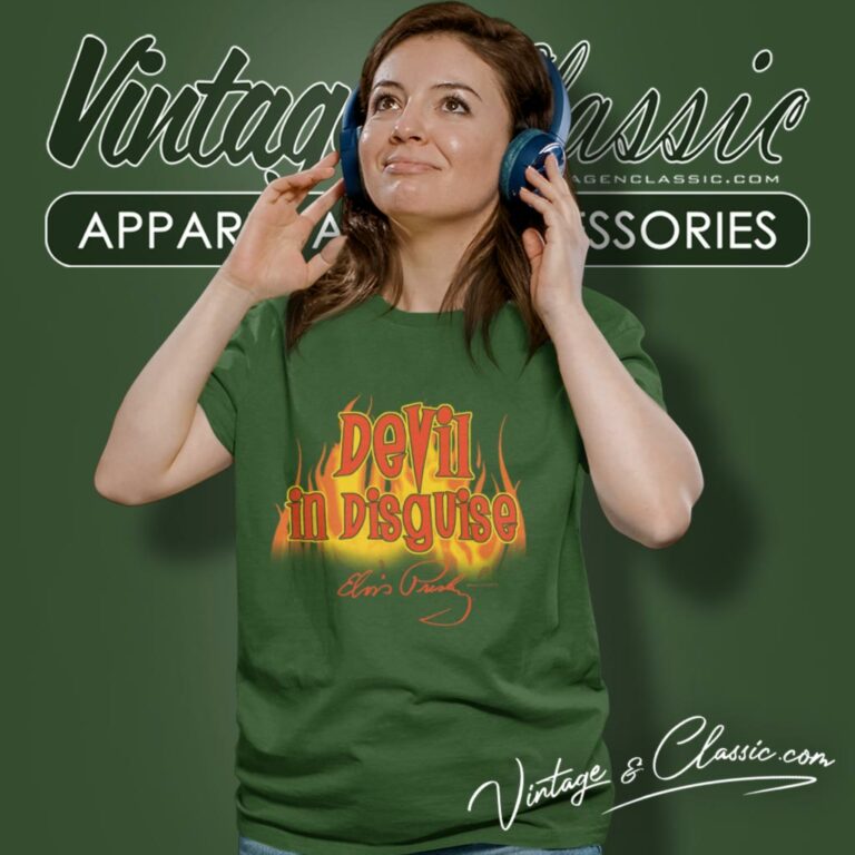 Elvis Presley Devil In Disguise Women T Shirt Elvis Presley Devil In Disguise Women T Shirt