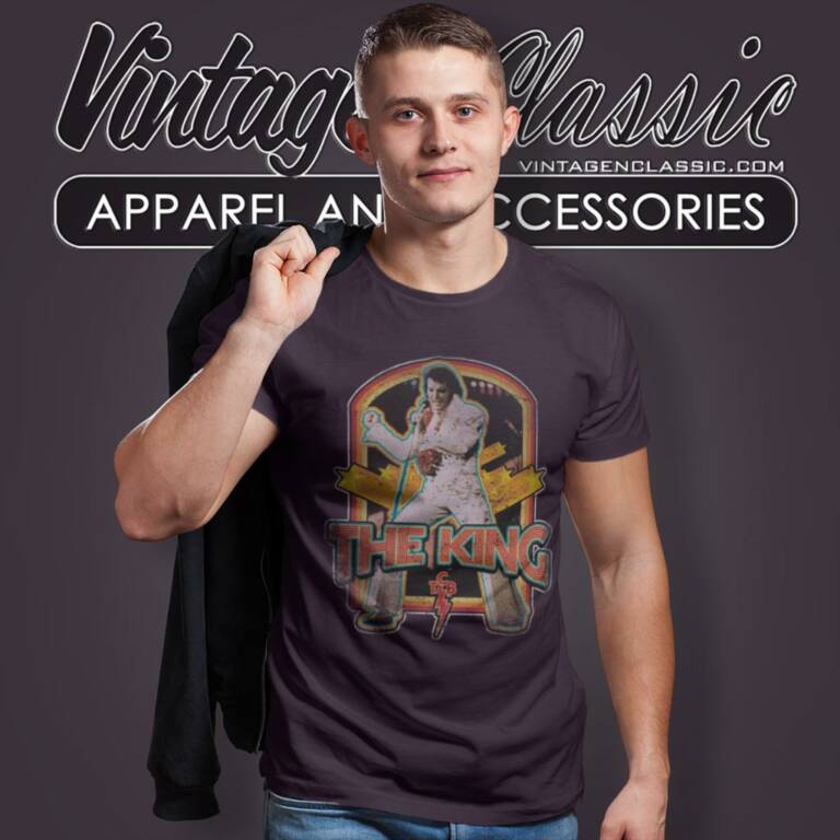 Elvis Presley Distressed King T Shirt Elvis Presley Distressed King T Shirt