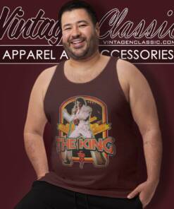 Elvis Presley Distressed King Tank Top Racerback