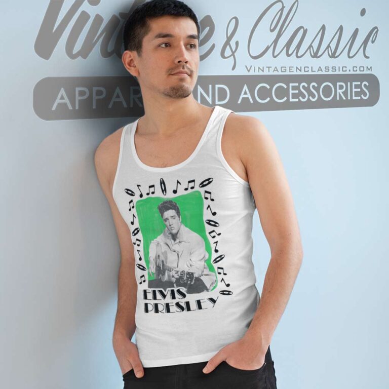 Elvis Presley Elvis Folk Tank Top Racerback Elvis Presley Elvis Folk Tank Top Racerback
