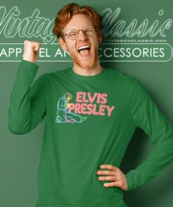 Elvis Presley Elvis Neon Sign Long Sleeve Tee