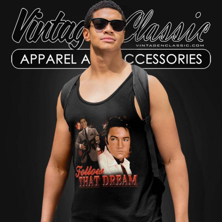 Elvis Presley Follow That Dream Tank Top Racerback Elvis Presley Follow That Dream Tank Top Racerback