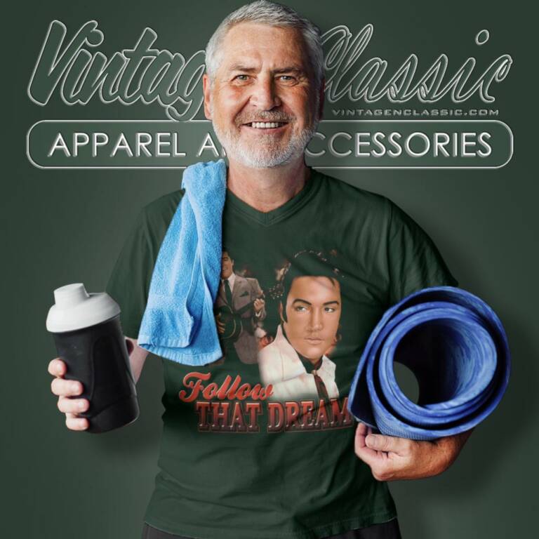 Elvis Presley Follow That Dream V Neck TShirt Elvis Presley Follow That Dream V Neck TShirt