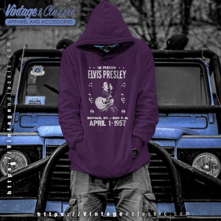 Elvis Presley Gig Poster Hoodie Elvis Presley Gig Poster Hoodie