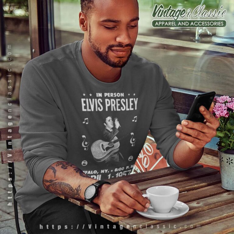 Elvis Presley Gig Poster Sweatshirt Elvis Presley Gig Poster Sweatshirt