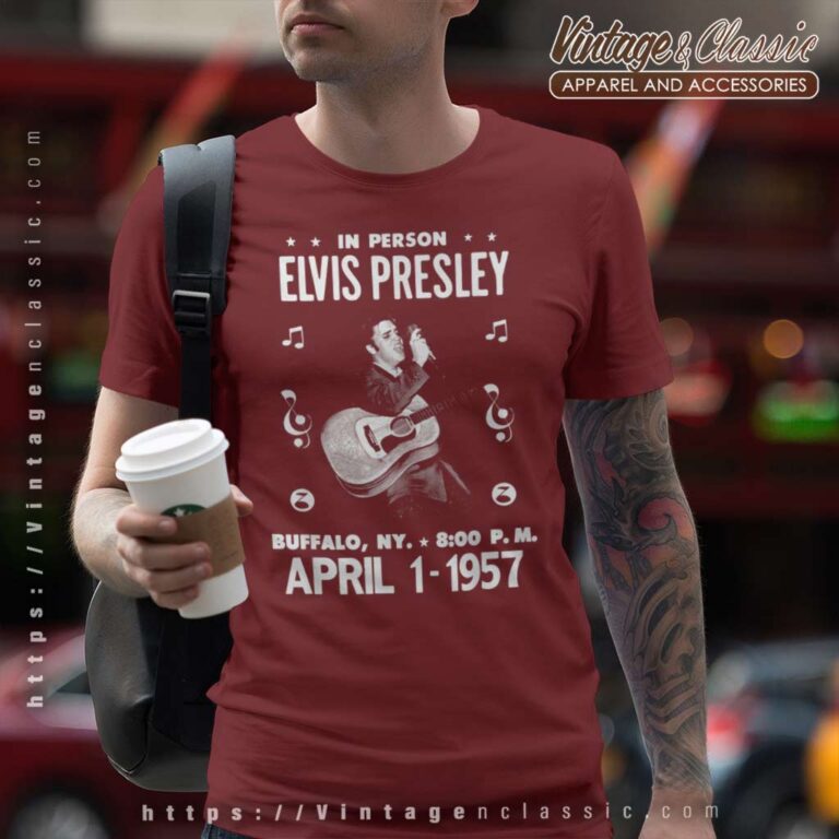 Elvis Presley Gig Poster T Shirt Elvis Presley Gig Poster T Shirt