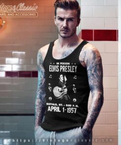 Elvis Presley Gig Poster Tank Top Racerback