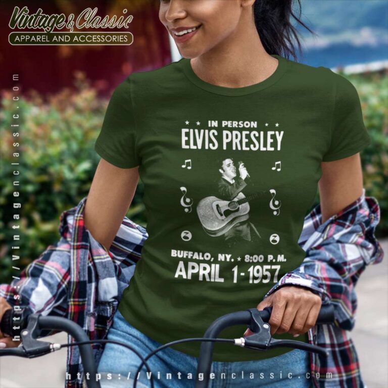 Elvis Presley Gig Poster Women TShirt Elvis Presley Gig Poster Women TShirt