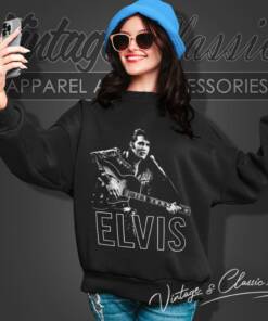 Elvis Presley Guitar In Hand Sweatshirt