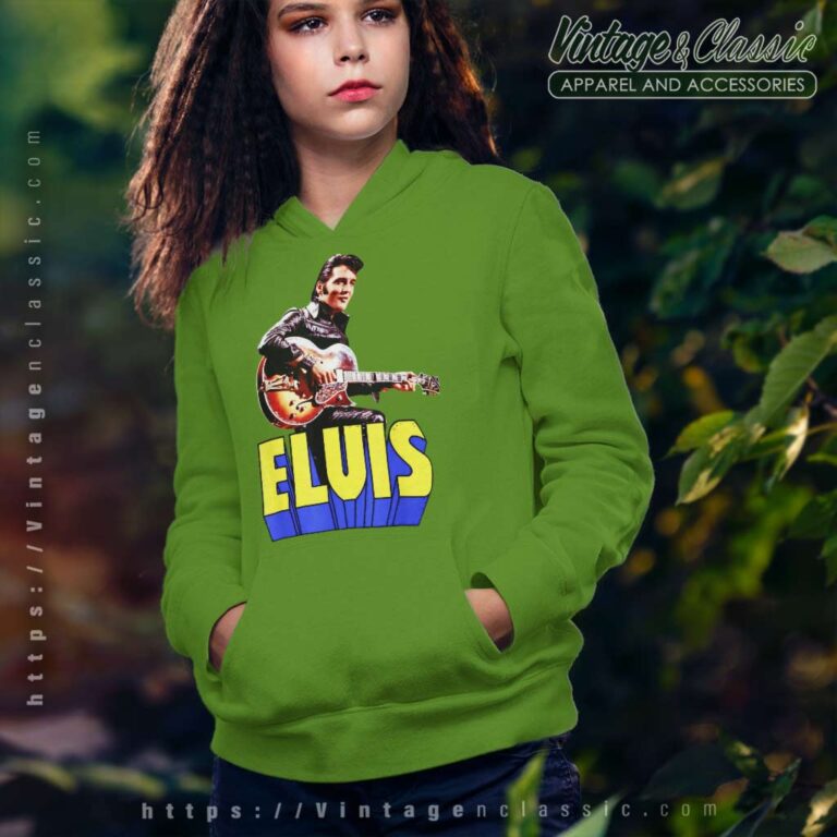 Elvis Presley Guitar Portrait Hoodie Elvis Presley Guitar Portrait Hoodie