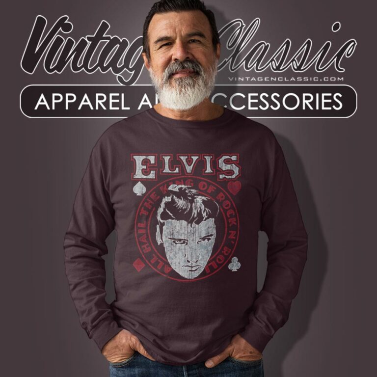 Elvis Presley Hail The King Long Sleeve Tee Elvis Presley Hail The King Long Sleeve Tee