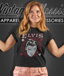 Elvis Presley Hail The King Women T Shirt