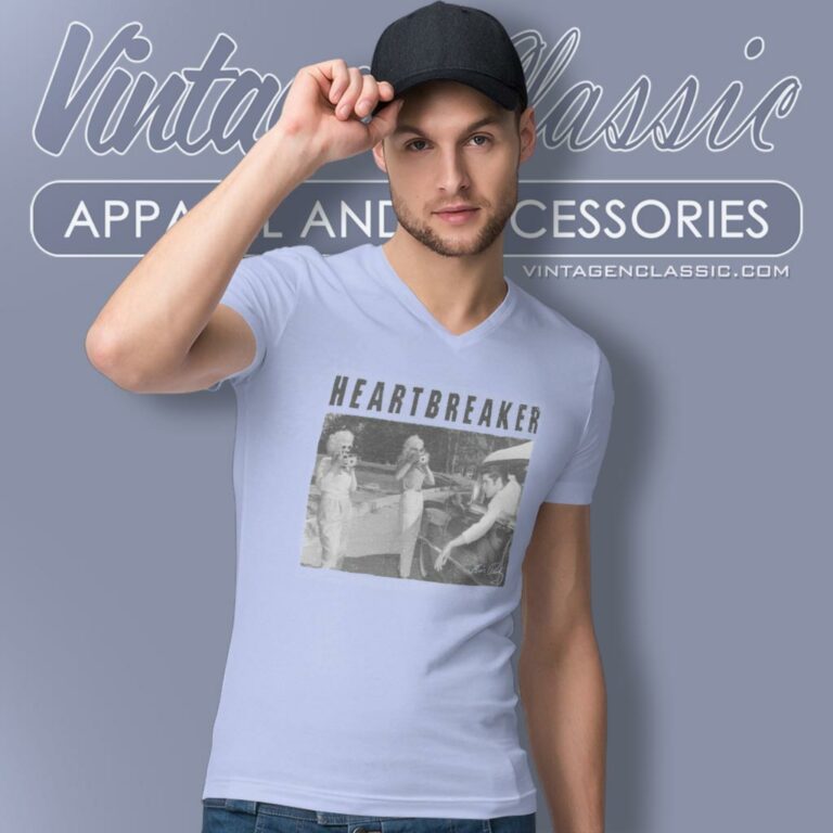 Elvis Presley Heartbreaker V Neck TShirt Elvis Presley Heartbreaker V Neck TShirt