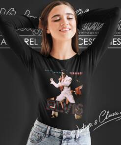 Elvis Presley Hit The Lights Long Sleeve Tee