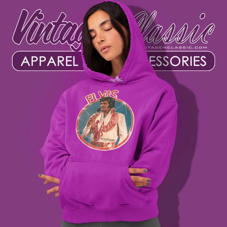 Elvis Presley In Concert Hoodie Elvis Presley In Concert Hoodie