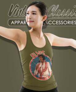 Elvis Presley In Concert Tank Top Racerback