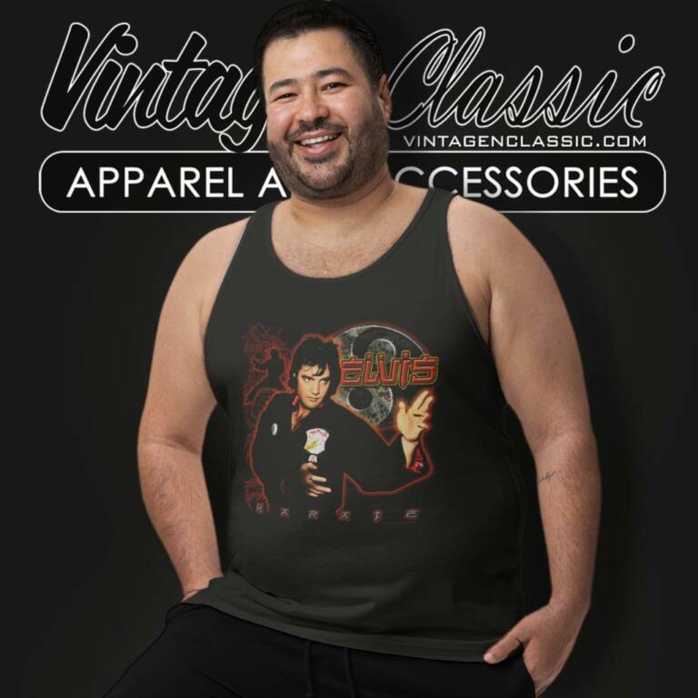 Elvis Presley Karate Tank Top Racerback Elvis Presley Karate Tank Top Racerback