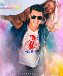 Elvis Presley King Of Rock And Roll Shirt 6 Elvis Presley King Of Rock And Roll V Neck TShirt