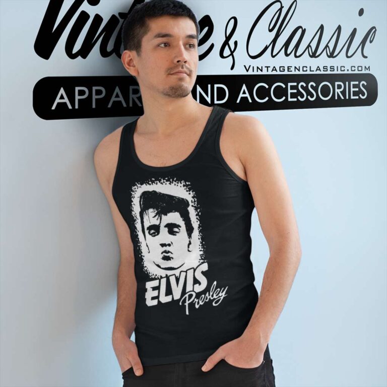 Elvis Presley Kissy Face Tank Top Racerback Elvis Presley Kissy Face Tank Top Racerback