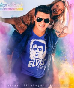 Elvis Presley Kissy Face V Neck TShirt