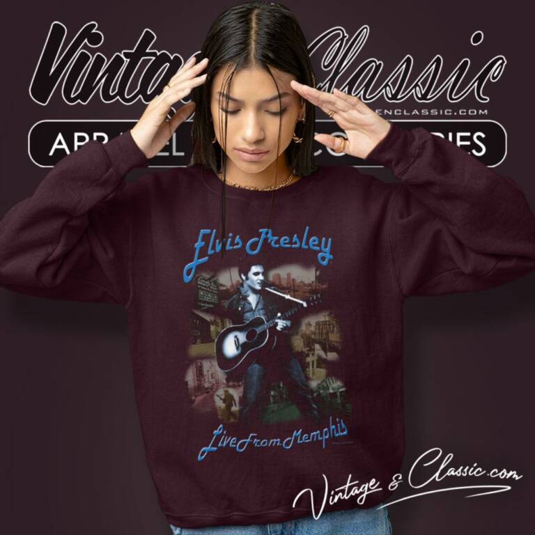 Elvis Presley Live From Memphis Sweatshirt Elvis Presley Live From Memphis Sweatshirt