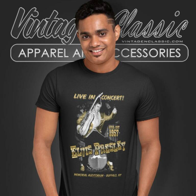 Elvis Presley Live In Buffalo T Shirt Elvis Presley Live In Buffalo T Shirt