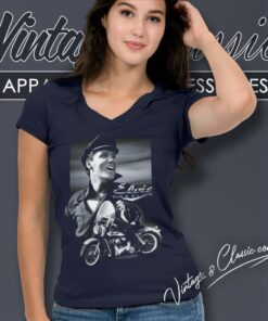 Elvis Presley Motorcycle Toddler V Neck TShirt