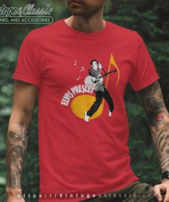 Elvis Presley Music Note T Shirt